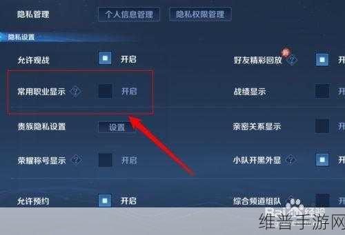手游隐私设置秘籍，掌控评论可见范围