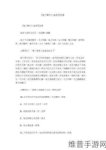 烟雨江湖深度攻略，庖丁解牛秘籍激活与砍柴刀获取全解析