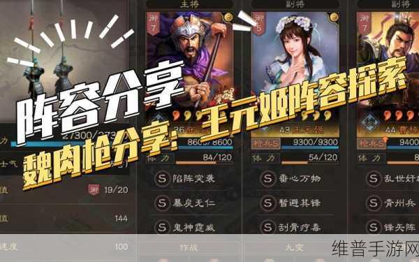 三国志战略版王元姬搭配攻略,解锁战斗新境界