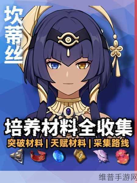 原神坎蒂丝，四星角色的独特魅力与实战策略