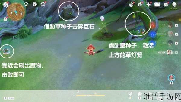 原神荼泥黑渊四个火炬点燃全攻略，探索与解谜的奇妙之旅
