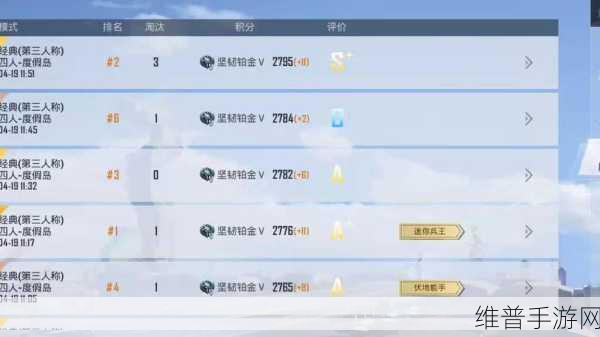 和平精英，个人战绩完美隐藏秘籍