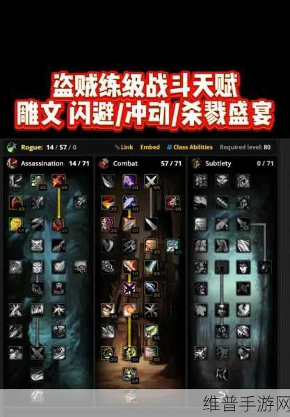 怀旧服巫妖王之怒盗贼升级天赋：1. 《巫妖王之怒：盗贼升级全攻略与天赋解析