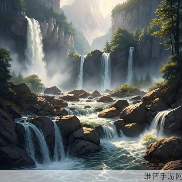 两峰夹小溪地湿又无泥诗的含义：1. 诗意山水间的宁静与和谐