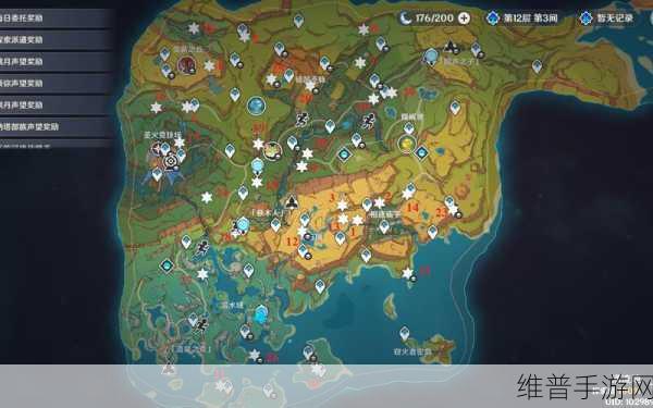 原神，探寻神秘宝踪 宝箱位置全揭秘