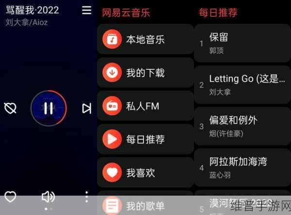 手游攻略，解锁网易云音乐私人FM音乐分享新姿势