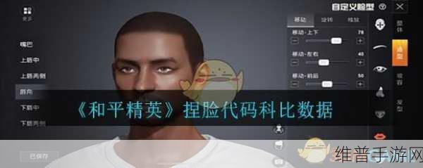 和平精英面部自定义代码大揭秘