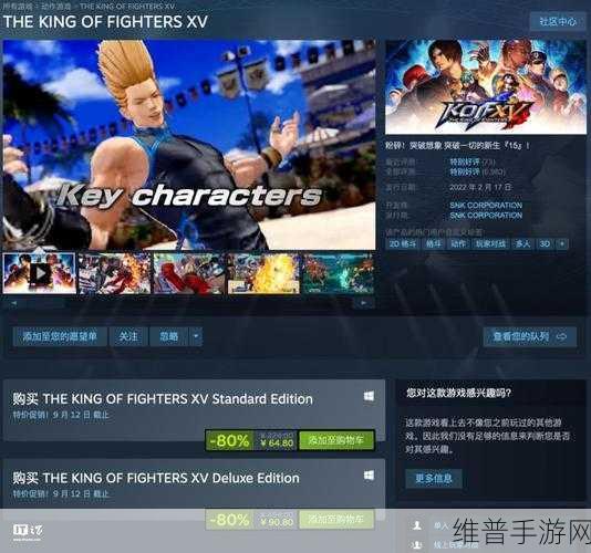 拳皇 15 开放性 Beta 测试，PSN 震撼上线，激战开启