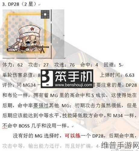 少女前线手游攻略，契约之后如何提升枪娘好感度至100以上