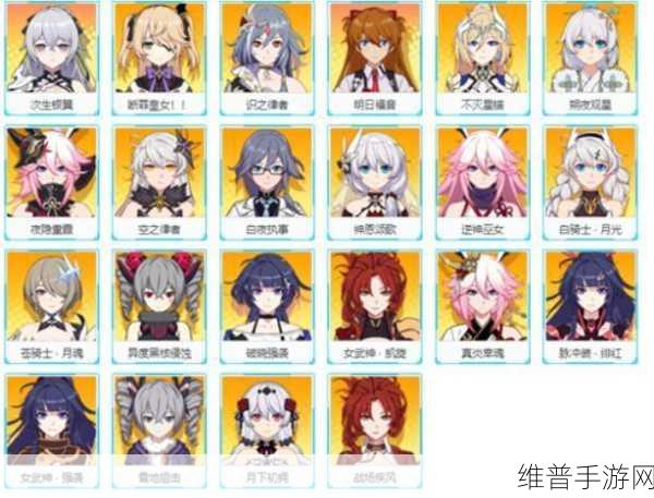 崩坏三女武神强度排名最新解析,助力玩家驰骋战场
