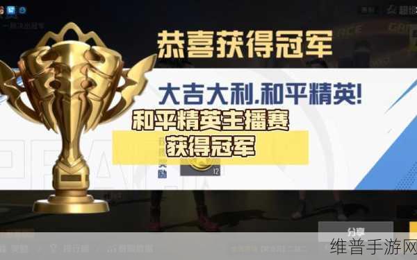 和平精英电竞，赢得比赛，奖金究竟有多少？