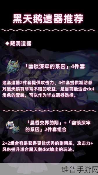 崩坏星穹铁道黑天鹅遗器的最佳选择攻略