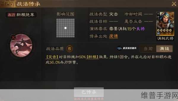 三国志战棋版乐善好施深度解析，效果与运用策略