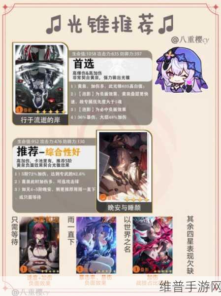 崩坏星穹铁道黄泉遗器全解析与最佳推荐