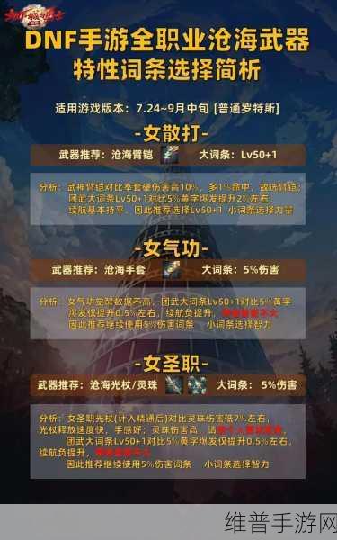 DNF手游攻略，深度解析白字词条及其影响