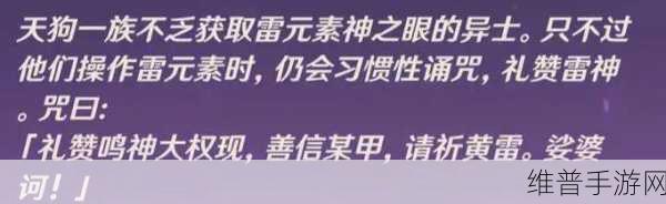 原神雷电将军天赋全解析，如何最大化雷电将军的战斗潜力
