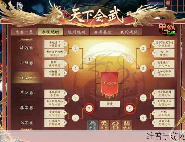 大话西游热血版武林大会胜算策略揭秘，掌握这几点助你轻松夺冠胜场