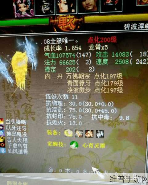 大话西游手游深度攻略，解锁高级召唤兽冰雪魔图鉴全解析
