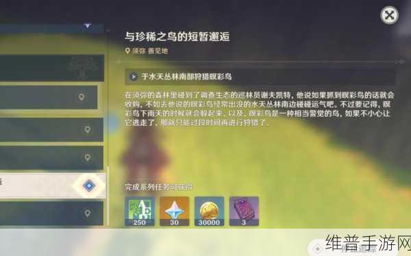 原神珍稀之鸟邂逅被吓跑的完美应对策略