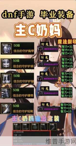 DNF 手游，战场称雄，输出装备完美搭配秘籍