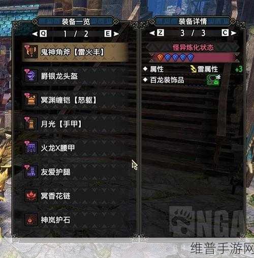 怪物猎人崛起曙光重终极配装指南，登顶装备秘籍大公开