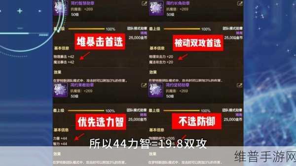 DNF手游团本勋章选择，力量与攻击的终极对决