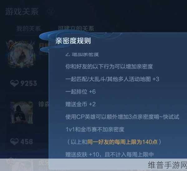 王者荣耀亲密关系建立全攻略,手游公司视角的深度解析