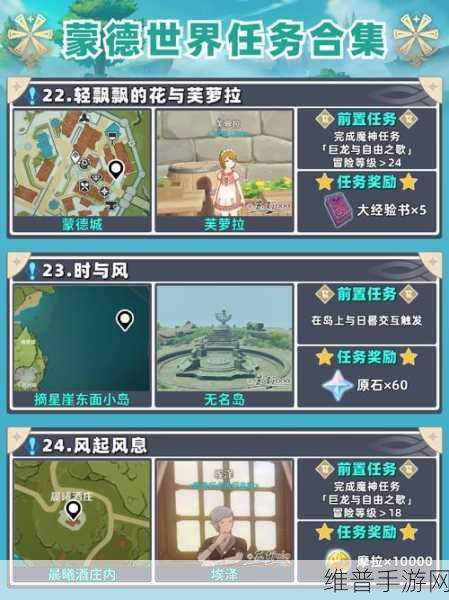 原神蒙德任务等量交换全攻略指南