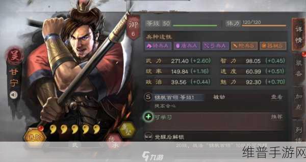 三国志战略版，甘宁天花板阵容深度解析与搭配指南