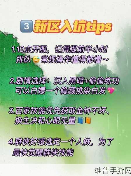 逆水寒手游深度攻略,如何顺利加入平天门