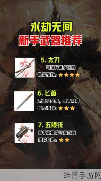永劫无间新手必备，武器选择与战力提升秘籍