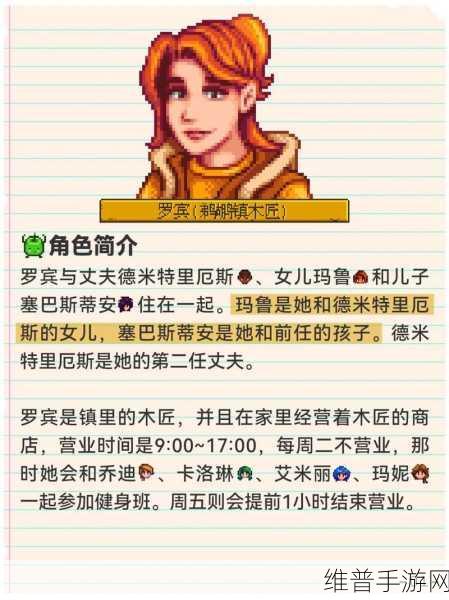 星露谷物语，罗宾丢失的斧子之谜