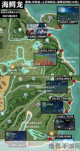 创造与魔法，探寻海鳄龙位置与驯服秘籍