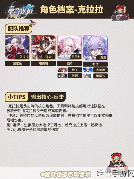 崩坏星穹铁道，克拉拉配队秘籍大揭秘