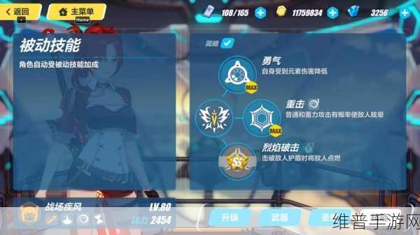 崩坏 3 战场疾风四星武器深度解析与精选秘籍