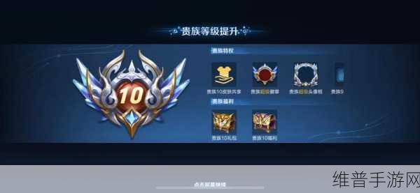 王者荣耀贵族 10 震撼登场，特权与传说皮肤详解