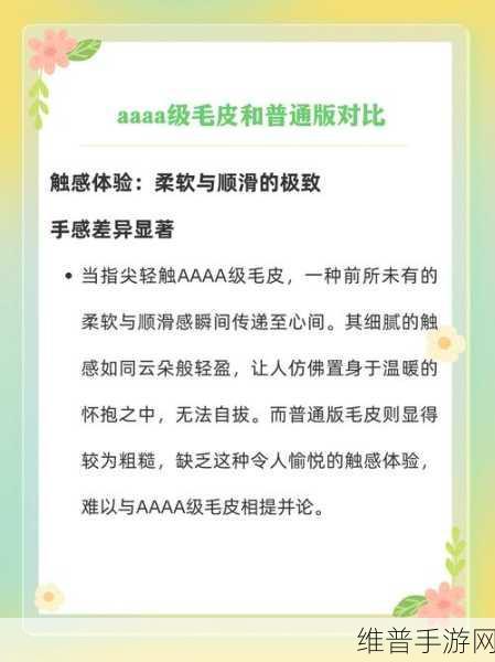 AAAA级毛皮和普通版对比：AAAA级毛皮与普通版的全面对比分析及优势探讨