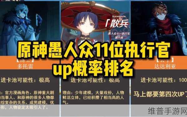 原神愚人众执行官全揭秘 实力排名与角色详情
