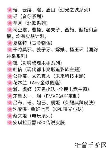 王者荣耀年限皮肤爆料时间大揭秘
