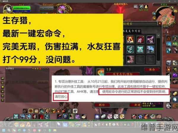 巫妖王之怒生存猎人宏命令大全：1. 巫妖王之怒中生存猎人的全方位宏命令指南