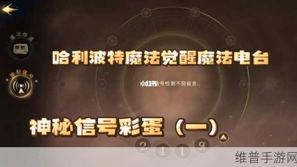 哈利波特手游神秘信号来源大揭秘