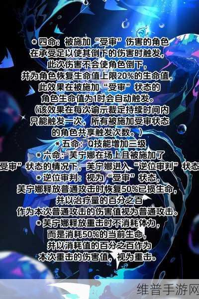 原神芙宁娜专武全方位解析