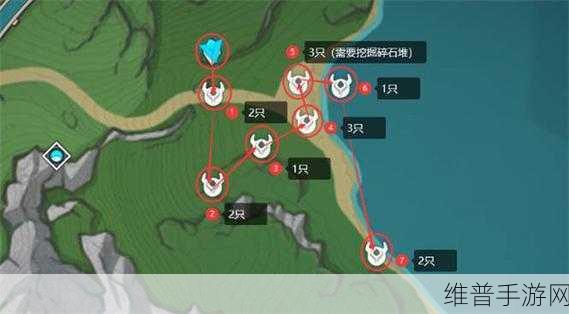原神原海异种刷怪秘籍,高效路线全解析