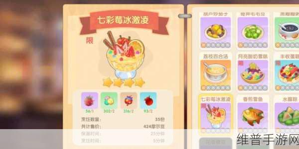 摩尔庄园手游,餐厅烹饪秘籍与菜品盈利全解析