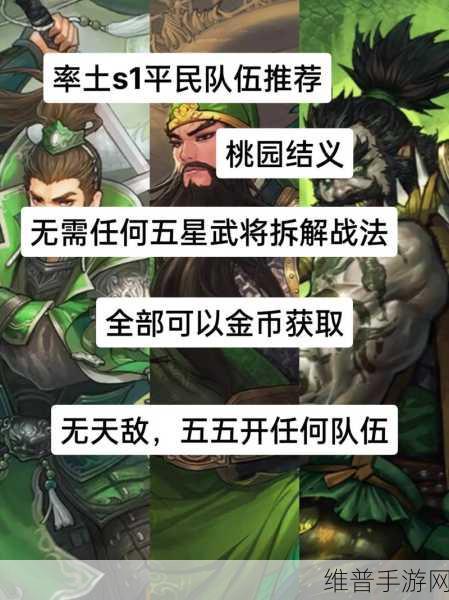 率土之滨，开局阵容与战法的完美搭配指南