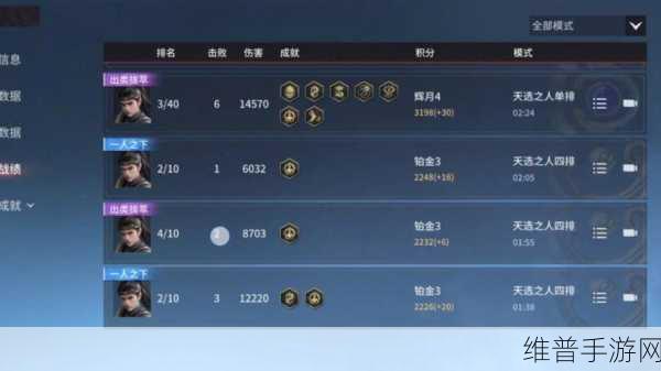 永劫无间最新段位等级全解析