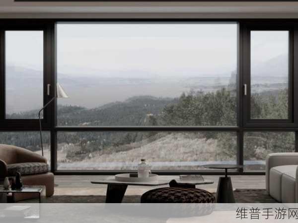 按在落地玻璃窗前c：1. 在落地玻璃窗前的宁静思考时光