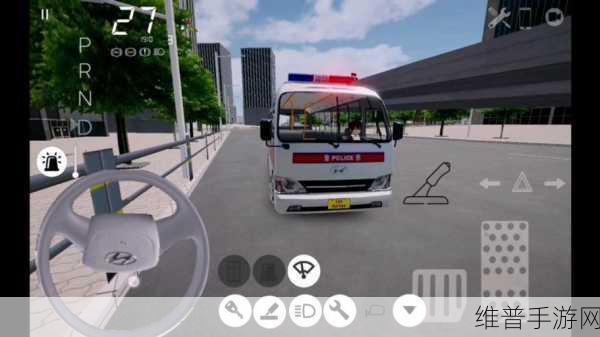 现代警车停车场3D中文版，精彩警车模拟驾驶之旅