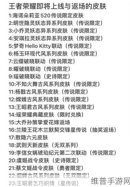 王者荣耀 2021 版 520 返场皮肤深度剖析
