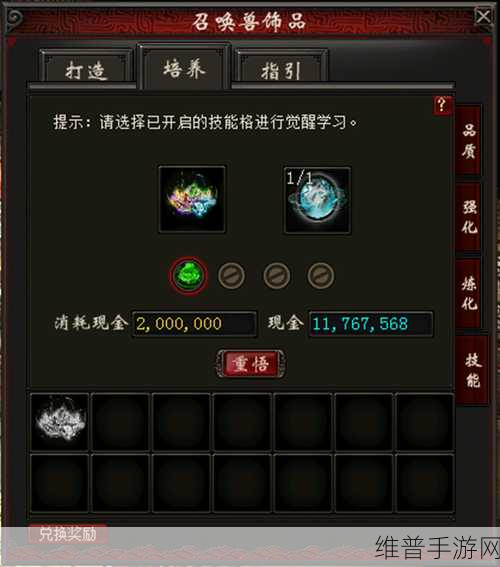 大话西游免费版召唤兽饰品与技能领悟的关系探究
